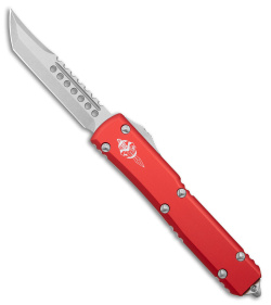 Microtech Ultratech Hellhound Tanto OTF Automatic Knife Red (3.4" SW)