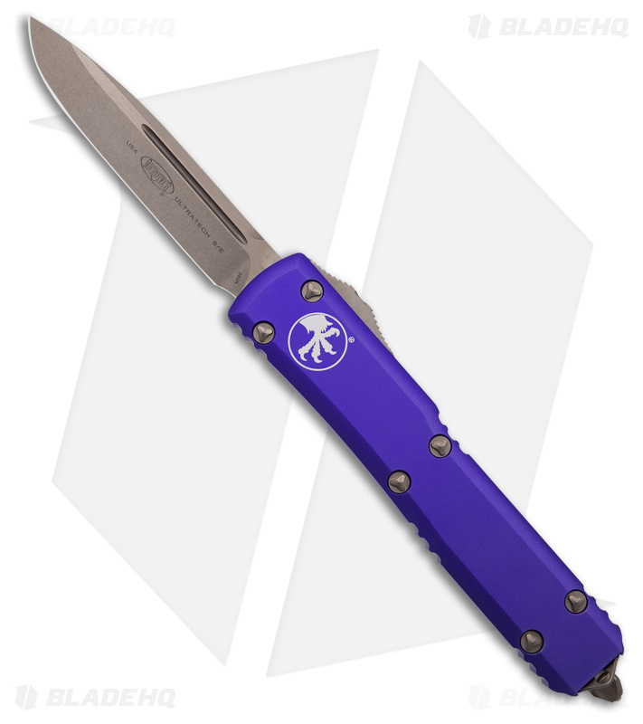 Microtech Ultratech S/E OTF Automatic Knife Purple (3.4" Bronze)