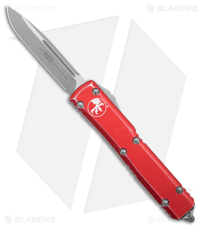 Microtech Ultratech S/E OTF Automatic Knife Distressed Red (3.4" Apocalyptic)