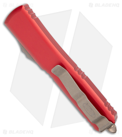 Microtech Ultratech S/E OTF Auto Knife Red Alum (3.4" Bronzed Apocalyptic)
