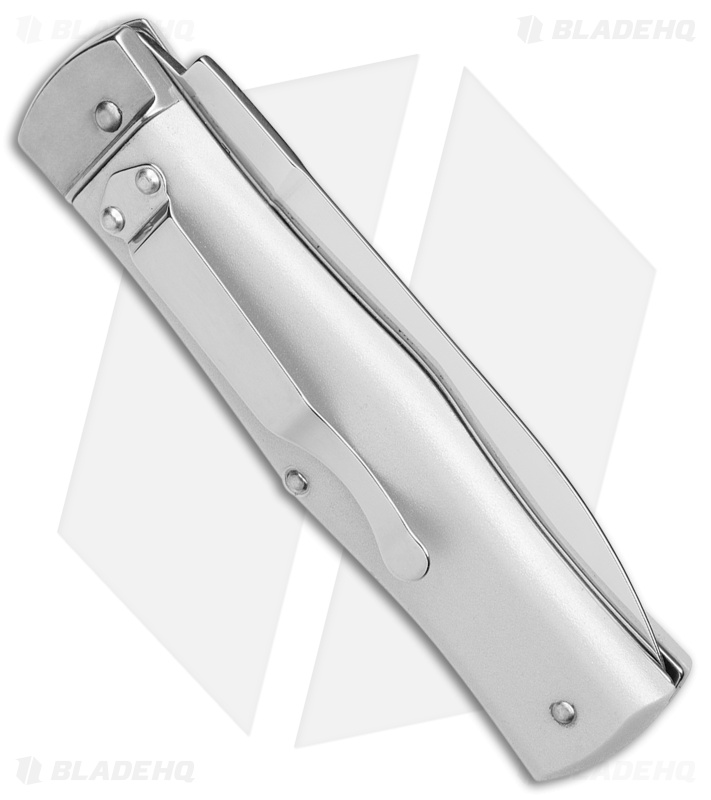 Mikov 241 Predator Auto Knife Silver ABS 420 - Blade HQ