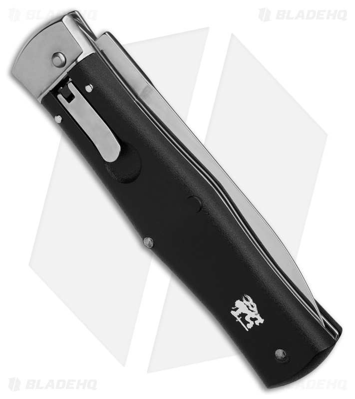 Mikov 241 Predator Leverlock Auto Black Left Hand - Blade HQ