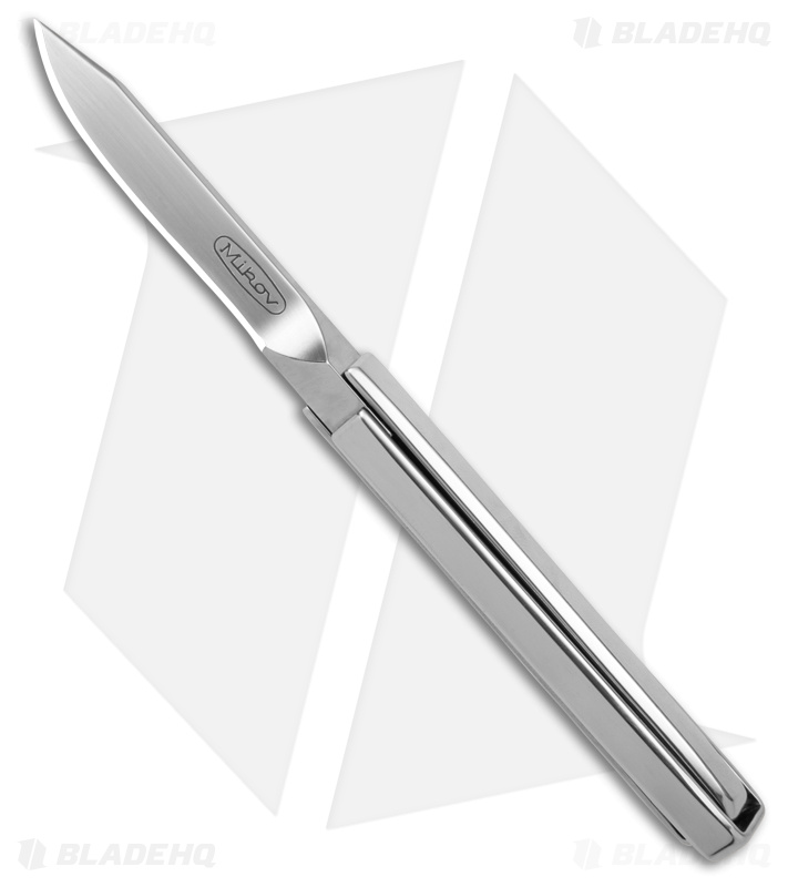 Mikov Kostka Cube Knife Stainless Steel (2.4" Polish)