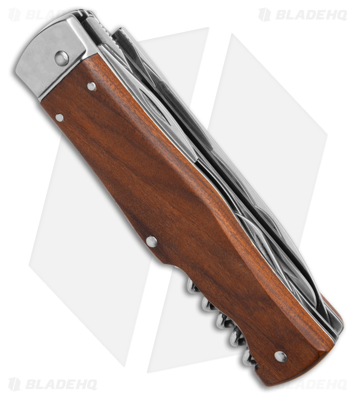 Mikov Predator Multi-Tool Auto Knife Saw Wood (3.75" Polish) 241-ND-5/KP