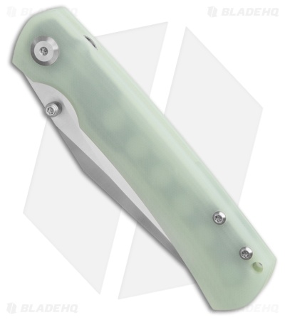 Monterey Bay Knives Old Guard Clip Point Liner Lock Knife Jade (3.5" Satin)