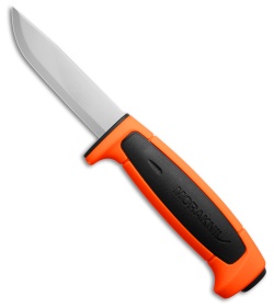 Morakniv Basic 511 Fixed Knife Black/Red Satin - Blade HQ