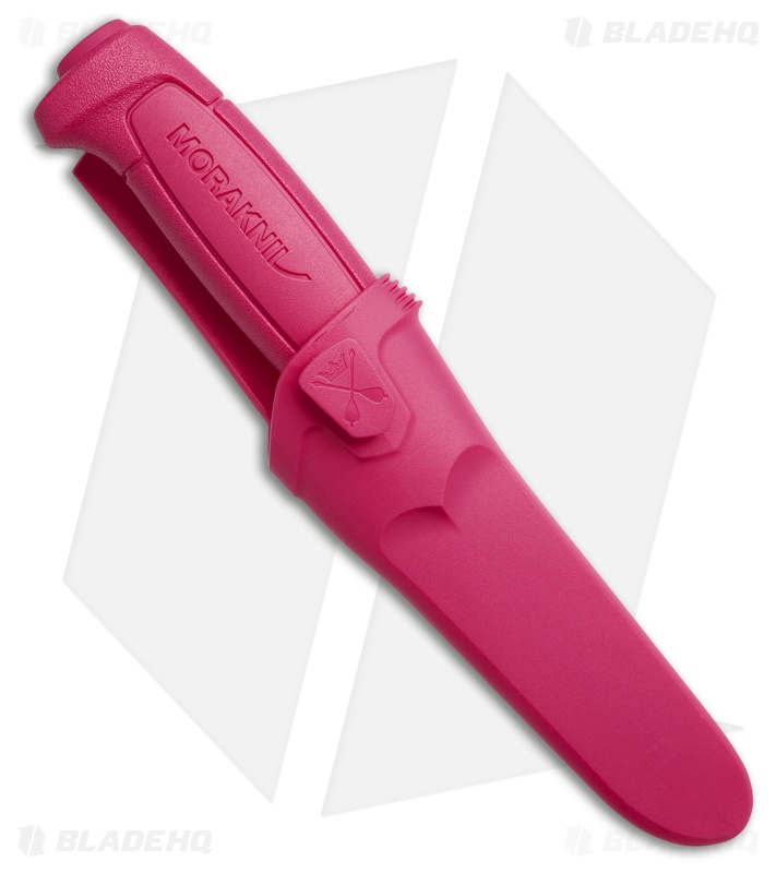 Morakniv Basic 511 Fixed Blade Knife Pink Polymer (3.5" Satin)