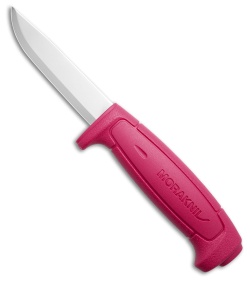 Morakniv Basic 511 Fixed Blade Knife Pink Polymer (3.5" Satin)