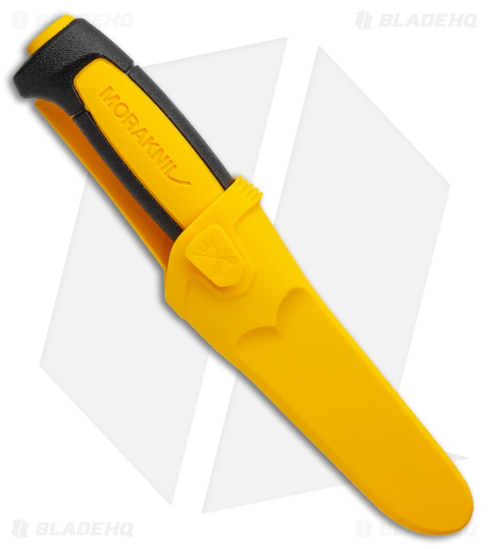 Morakniv Basic 511 Fixed Blade Knife Black/Yellow (3.5" Satin)