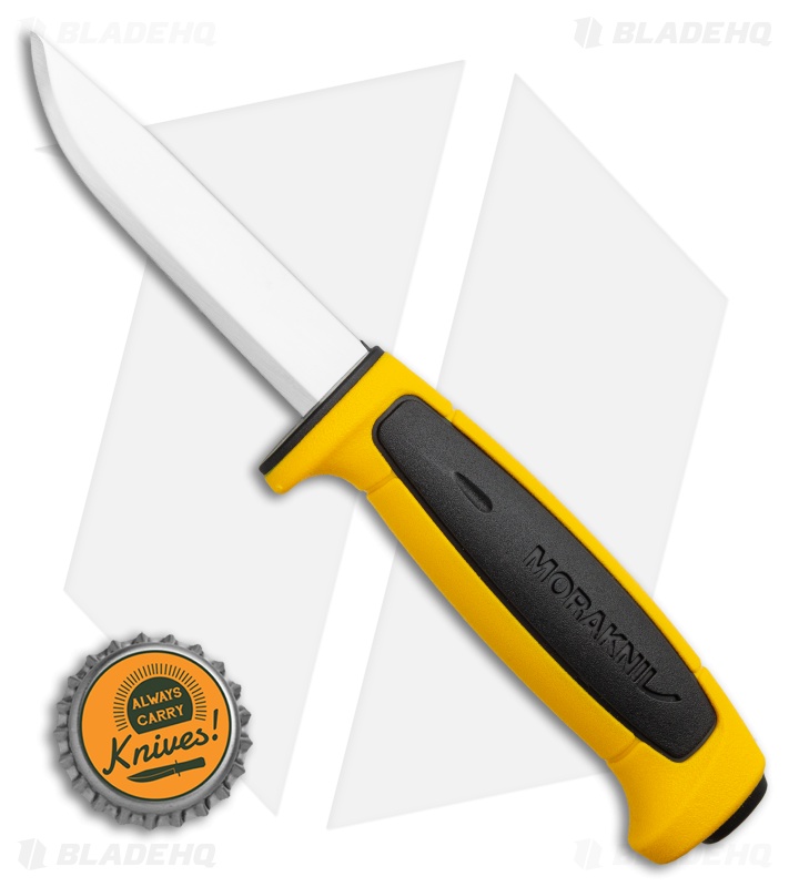 Morakniv Basic 546 Fixed Blade Knife Yellow (3.625" Satin) 
