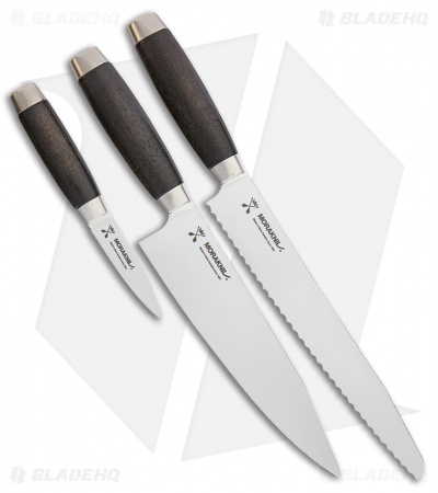 Mora Classic Kitchen Knife 3 Pack Black Birch Wood 1891