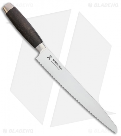Mora Classic 10" Bread Kitchen Knife Black Birch Wood 1891 