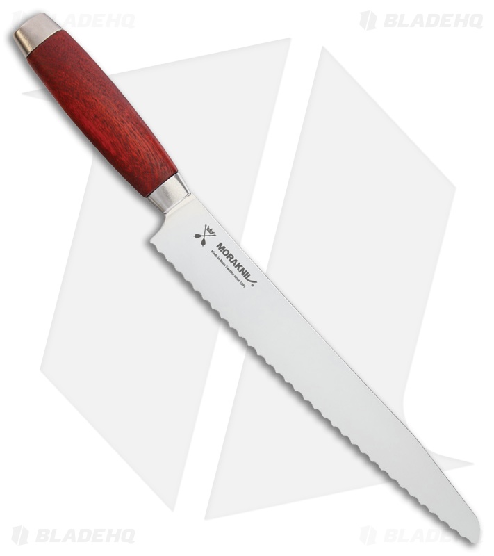 Mora Classic 10" Bread Kitchen Knife Red Birch Wood 1891 