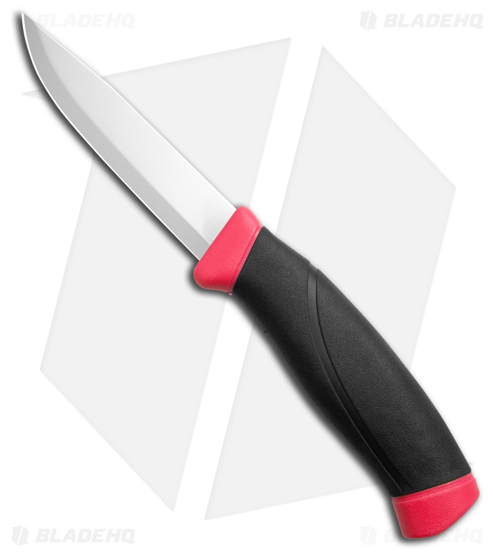 Morakniv Companion Clip Point Fixed Blade Knife Magenta/Pink