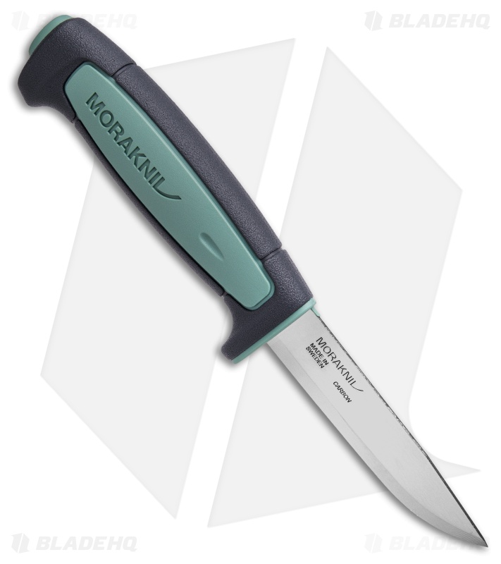 Morakniv Basic 511 Fixed Blade Knife Gray/Teal Plastic (3.5" Satin)
