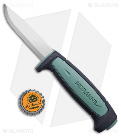 Morakniv Basic 511 Fixed Blade Knife Gray/Teal Plastic (3.5" Satin)
