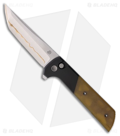 North Mountain Blade Chop 2 Amber PEI/Black Al (3.4" SAN MAI Copper Vein)