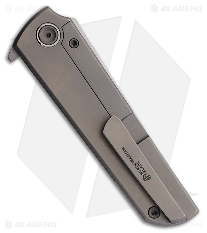 ドロップキック North Mountain Blade Kick Stop Chop Knife Hole Titanium