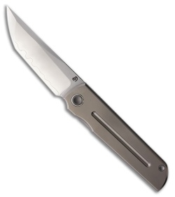 North Mountain Blade Chop Classic Frame Lock Knife Ti + Groove (3.1" Satin)