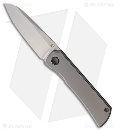 North Mountain Blade Moon Frame Lock Knife Smooth Titanium (2.5" Satin)