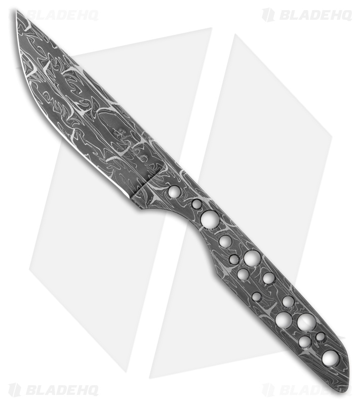 Jeff Hall Custom Neck Knife Donnelly Damascus (2.25" Damascus)