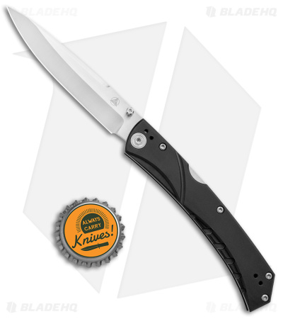 Nemesis Knives MPR-1 Lockback Knife Black Titanium (3.4" Satin) MRP-1 BLK