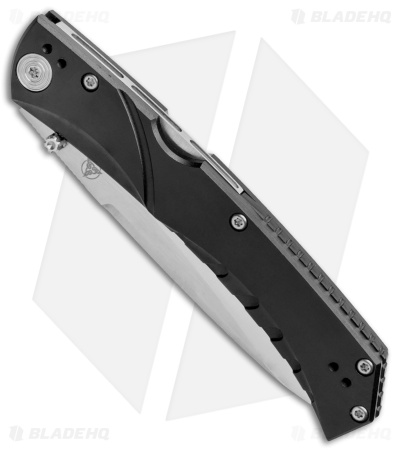 Nemesis Knives MPR-1 Lockback Knife Black Titanium (3.4" Satin) MRP-1 BLK