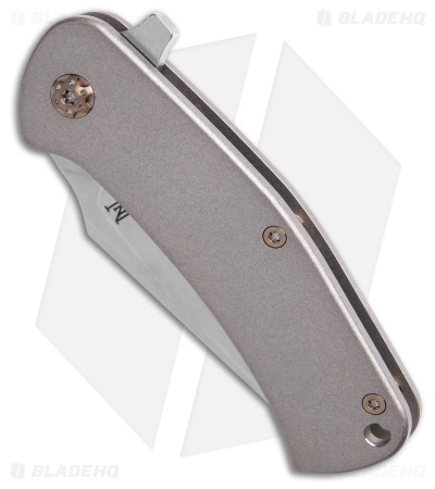 nicho★ Nicholas Nichols Guppy Flipper Knife Bronze HW | Blade HQ