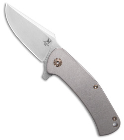 Nicholas Nichols Knives Guppy Frame Lock Knife Bronze Anodized Hardware (3" SW)