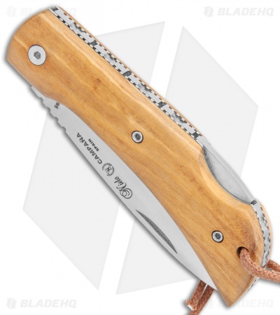 Nieto Campana Pocket Lockback Knife Olive Wood (3.25" Satin)
