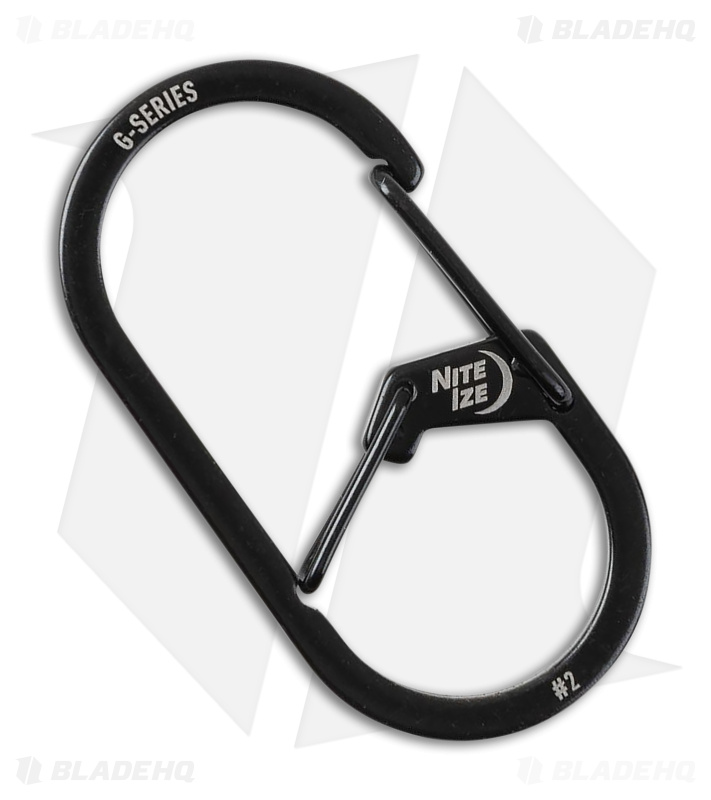 Nite Ize Carabiner #2 Black Stainless Steel