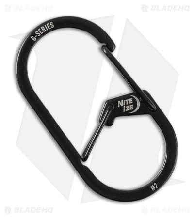 Nite Ize Carabiner #2 Black Stainless Steel