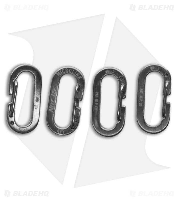 Nite Ize MicroLink Carabiner Stainless 4 Pk