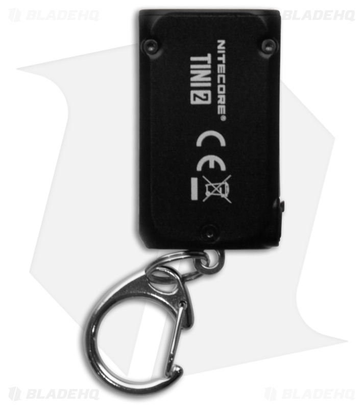 Nitecore TINI 2 Keychain LED Light Black Aluminum (500 Lumens) 