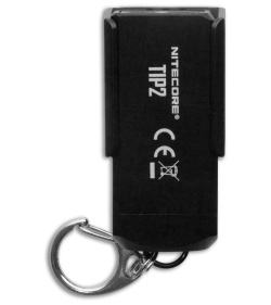 Nitecore TIP2 Dual-Core Keychain Light Black Aluminum (720 Lumens)