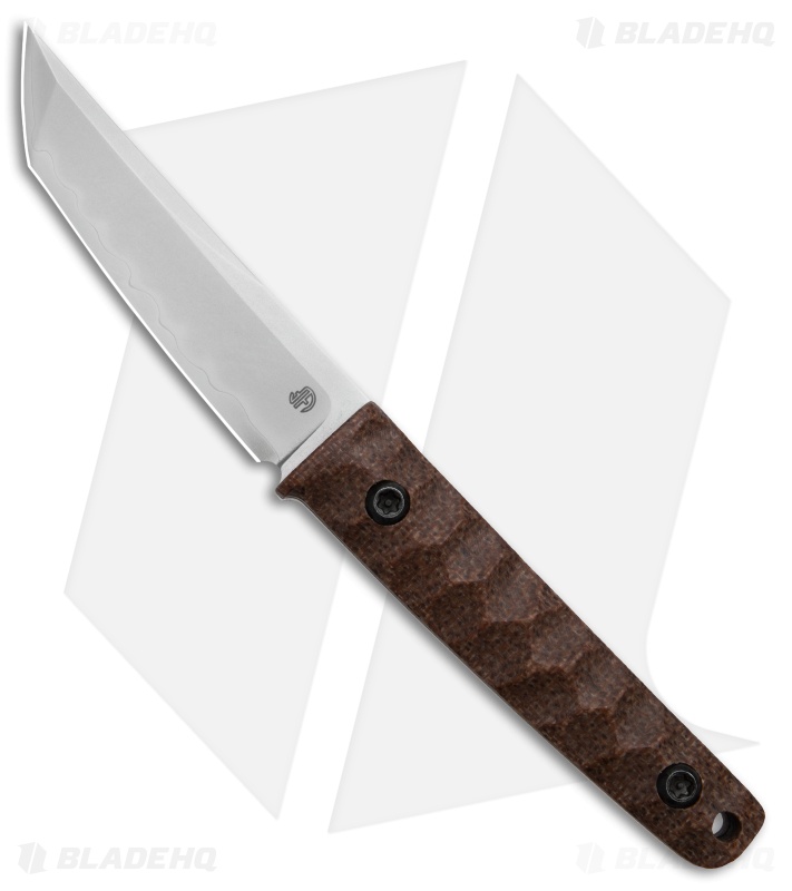 North Mountain Blade Chop Mini Fixed Blade Micarta (3.50" Stonewash)