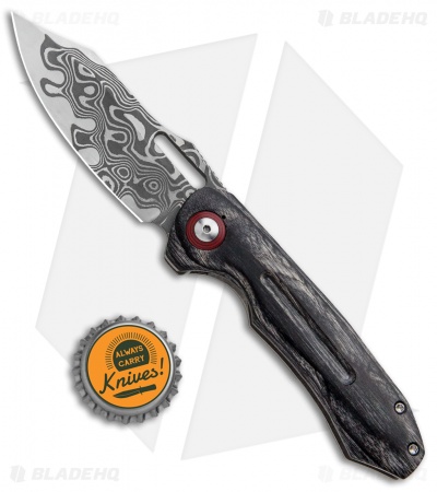 Nova Blades Custom Shocker Frame Lock Knife Carbo Quartz (3.25" XHP Core)