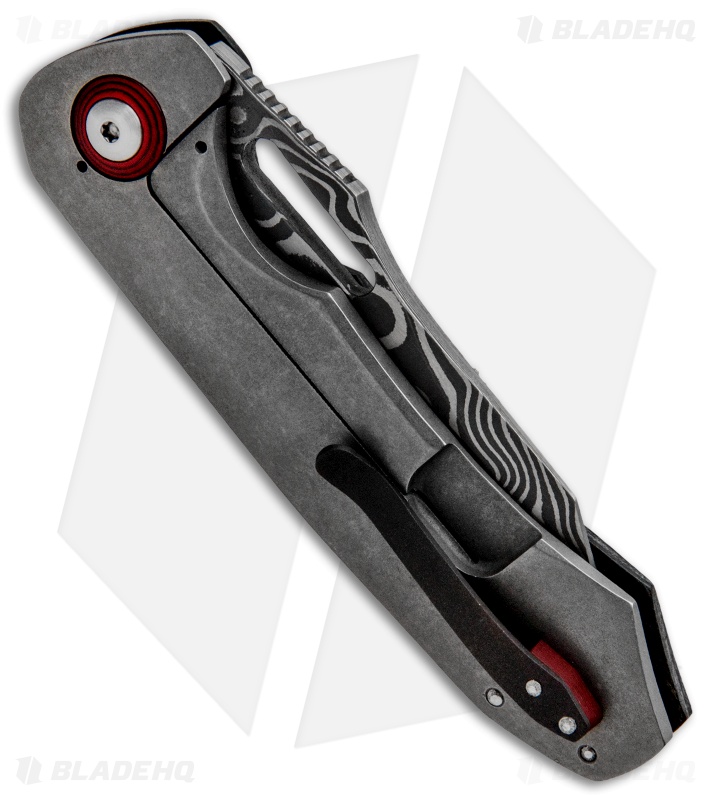 Nova Blades Custom Shocker Frame Lock Knife Carbo Quartz (3.25" XHP Core)
