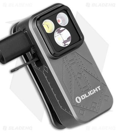 Olight Oclip White + Red LED Clip Light Phantom Squadron Aluminum (300 Lumens)