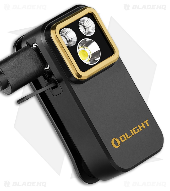 Olight Oclip Pro S Clip Light Black Aluminum (500 Lumens) - Blade HQ