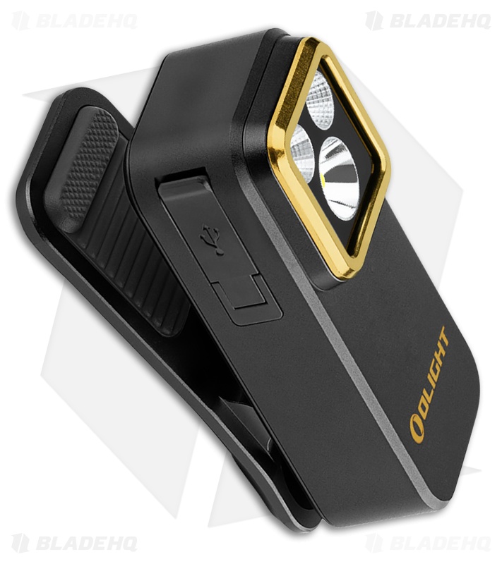 Olight Oclip Pro S Clip Light Black Aluminum (500 Lumens) - Blade HQ