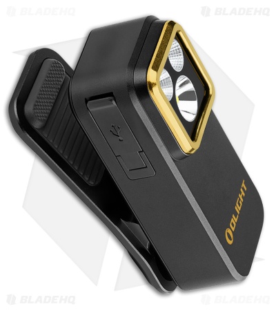 Olight Oclip Pro S Clip Light Black Aluminum (500 Lumens)