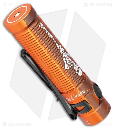Olight Baton 3 Pro Orange Skeleton - Blade HQ