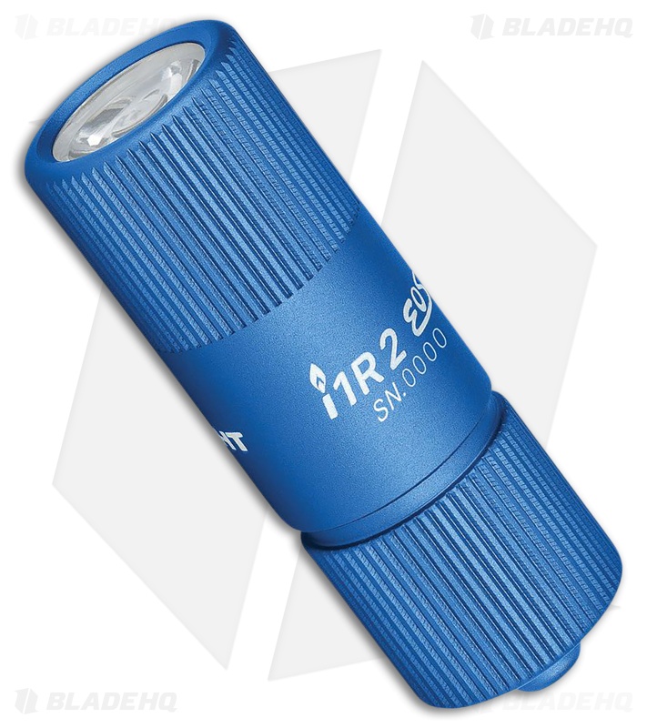 Olight i1R 2 EOS Rechargeable LED Keychain Flashlight Blue (150
