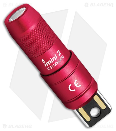 Olight iMini 2 Magnetic Light Red Aluminum (50 Lumens) - Blade HQ