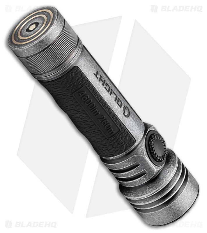 Olight Seeker 4 Pro Rechargeable Flashlight Silver (4600 Lumens