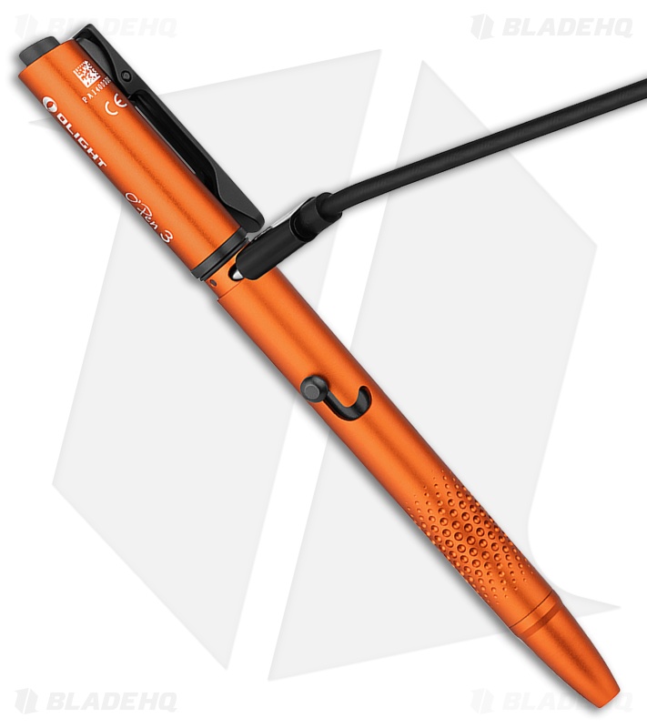 Olight O'Pen Glow Flashlight w/ Green Laser Pointer Pen Orange