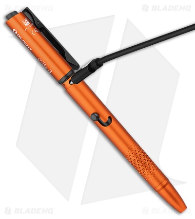 Olight O'Pen Glow Flashlight w/ Green Laser Pointer Pen Orange (120 Lumens)