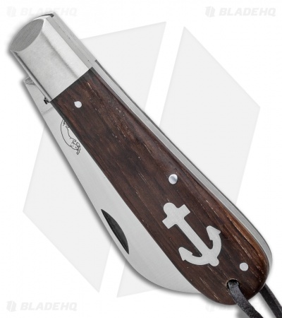 OTTER-Messer Large Anchor Knife Slip Joint Smoked Oak (3.1" Satin) 