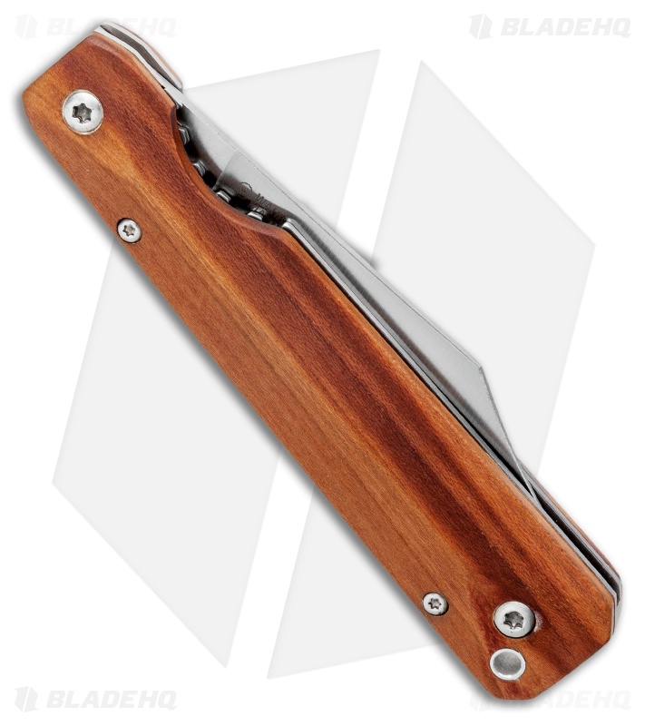 OTTER-Messer Rhino Linerlock Knife Plum Wood (3.75" Satin) 